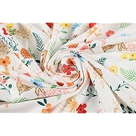 Onacosht Bassinet Sheets Set 3 Pack for Baby Girl, Stretchy Soft Jersey Knitted Fitted Sheet Universal for Oval Rectangle and Hourglass Bassinet Mattress, Flower, Rabbit and Owl Printing