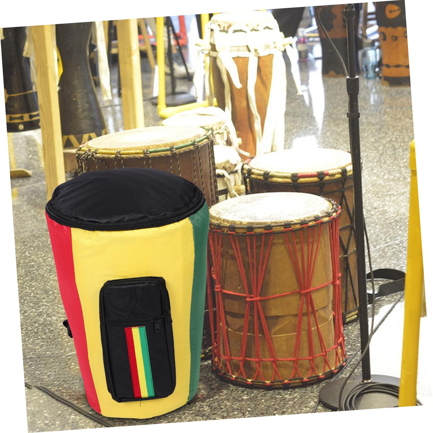 Djembe Trommelrucksack 10 Zoll, Trage und Schultertasche