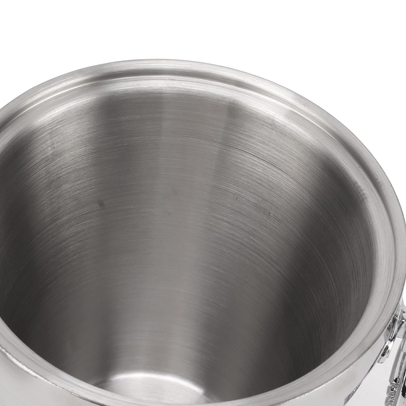 KIMISS Cubo de Hielo de Doble Pared de Acero Inoxidable con Tapa, Pinzas y colador: Cubo de Bebidas de Gran Capacidad para Vino, Champán y Hielo - Ideal para Bares Fiestas (2L)
