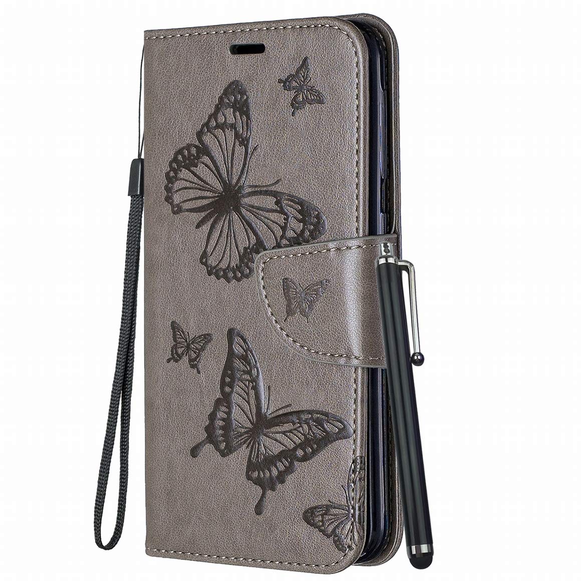 Custodia Portafoglio Per Huawei P Smart | Cover In Pelle Con Slot Carte E Supporto - Foto 6