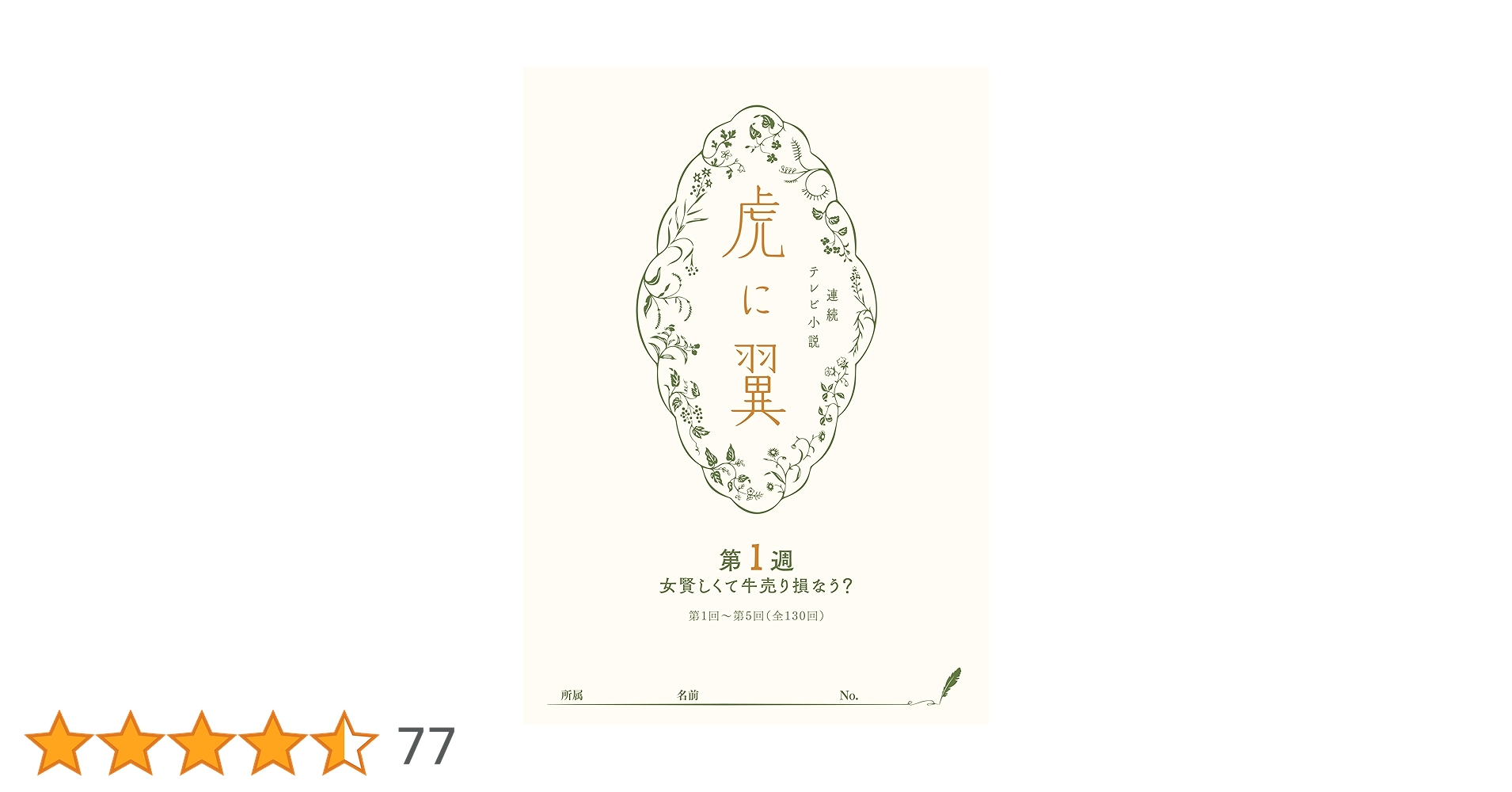 【超貴重！新品！未開封品】NHK連続テレビ小説「虎に翼」シナリオ集　直筆サイン 虎に翼』数量限定シナリオ集が緊急出版決定！ 脚本家自身による