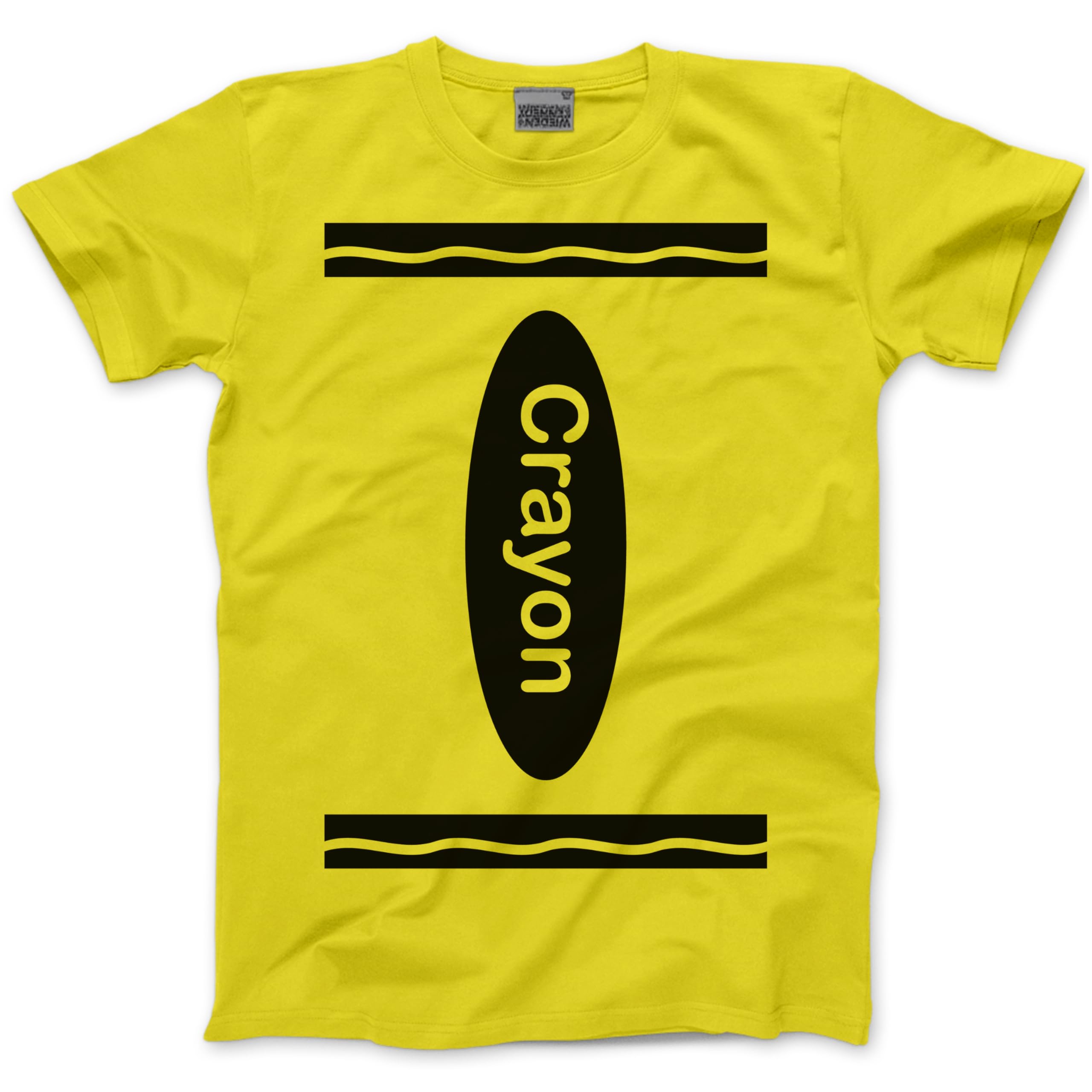 Group Costume Outfit - Crayon Tshirt Matching Tees Halloween Top C Fancy Dress Party Team Tops Colourful Beginning with C T-Shirt - 3XL Yellow