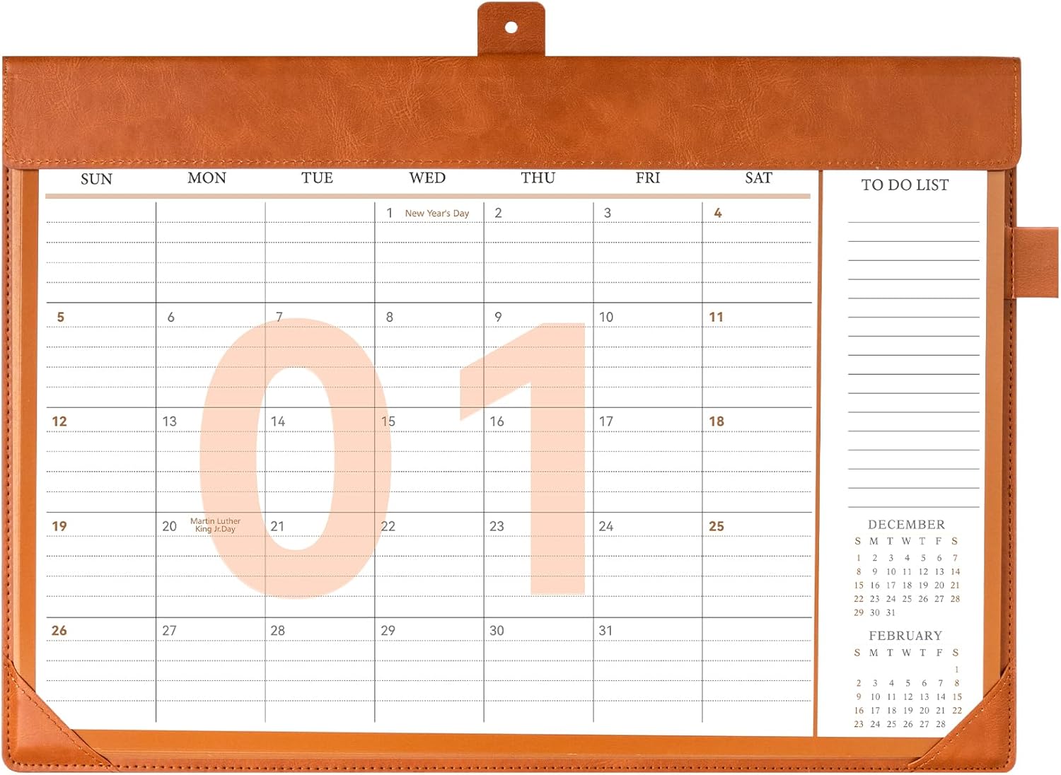 Desk Calendar 2025,12 Month Wall Calendar from Jan 2025