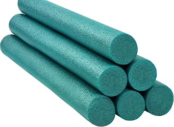Chochkees Pool Noodles 52" x 2.5" Inch Swimming Solid Core Foam Tube, Floating Thick Noodles for Floating, Pool Accessories