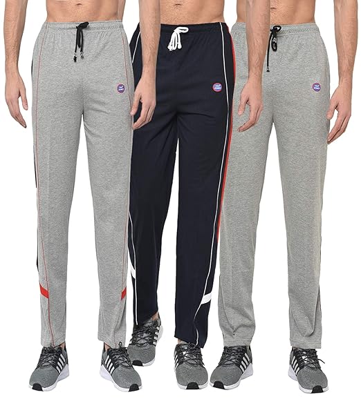Men's Regular Fit Track pants(Pack of 3)