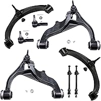 Vista 814 de Detroit Axle - Kit de suspensión frontal de 8 piezas para Dodge Journey 2009-2015, 2 brazos de control inferiores, 2 rótulas, 2 varillas