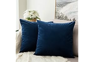MIULEE Velvet Cushion Pillow Cover Set for Sofa