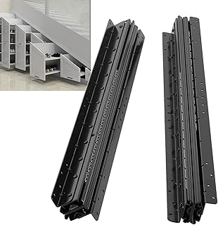 1 Pair Undermount Heavy Duty Drawer Slides, 16 24 32 40 Inch Drawer Slides, 260 lb Load Capacity 3-Fold Full Extension, Hidden Drawer Side Mount. (16 inch)