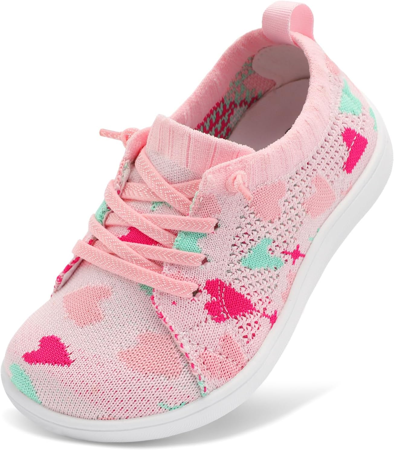 LeIsfIt Toddler Shoes Girls Boys Wide Shoes Kids Zero Drop Minimalist Sneakers Barefoot Slip on Tennis Sneakers