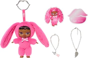 Bratz Bratziez Sweetheartz Plush Blind Box with Charm Clip and Accessory, Collectible Characters