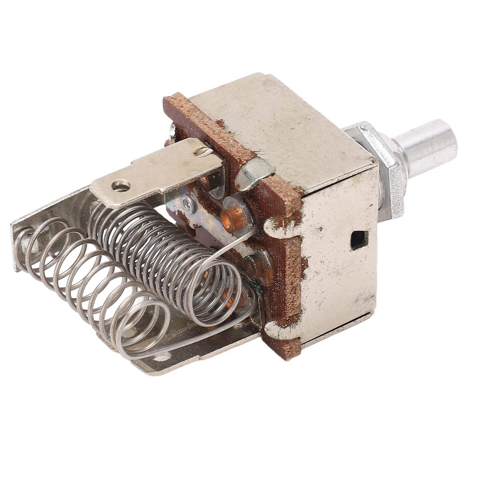 Interrupteur de Ventilateur de Climatisation à 3 Vitesses SW2000, Argenté, Rotatif, Manuel, 4 Positions, Métal, Montage Mural, 4 Voies, 12 V DC, 1 Unité