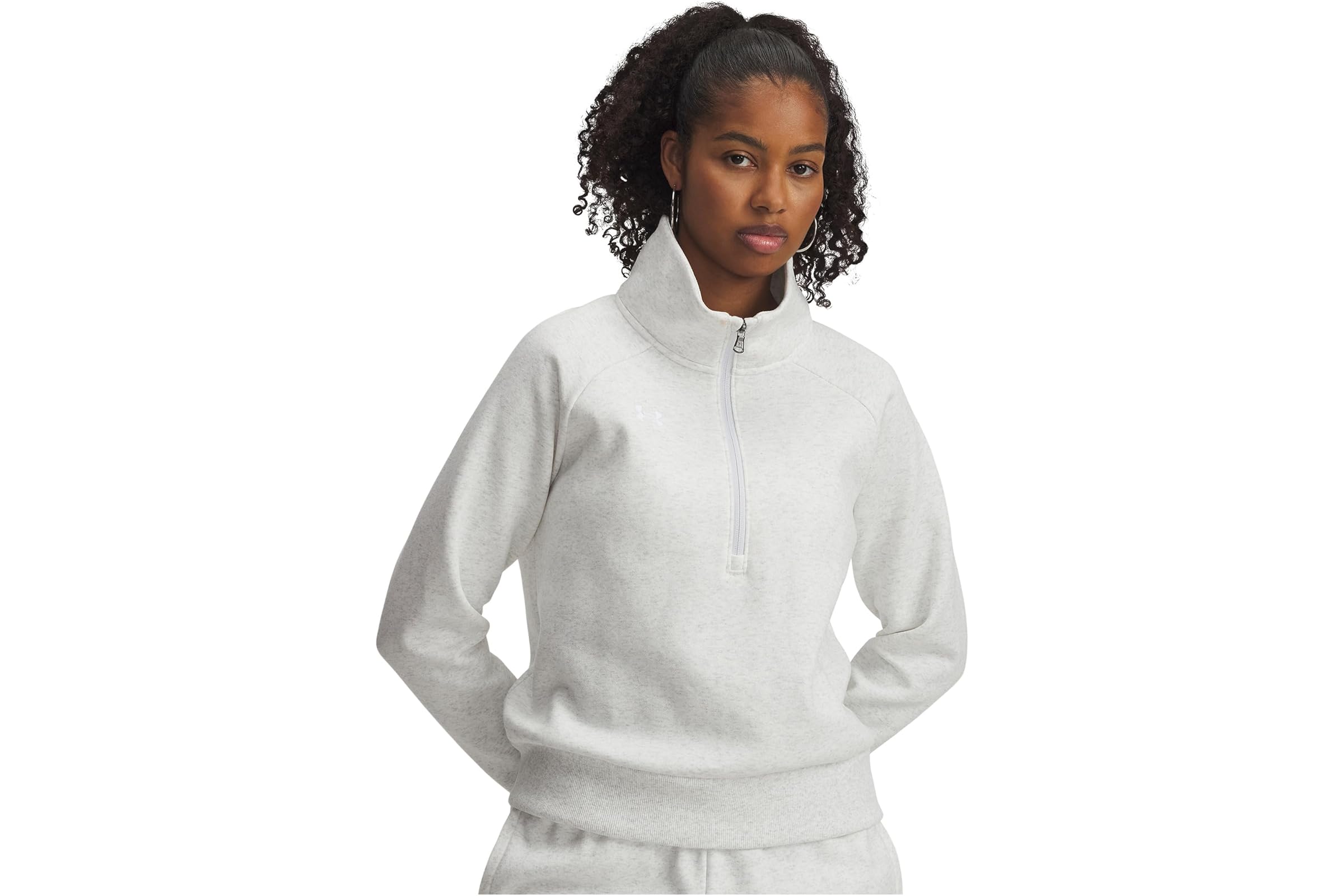 Under Armour Rival Fleece 12 Zip distant graywhite 8790₽