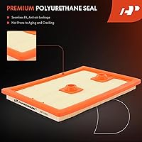 Vista 5 de A-Premium Filtro de aire de motor compatible con Audi A3 Sportback e-tron 2016-2018 y Volkswagen Jetta 2013-2018, L4 1.4L, panel flexible, repuesto