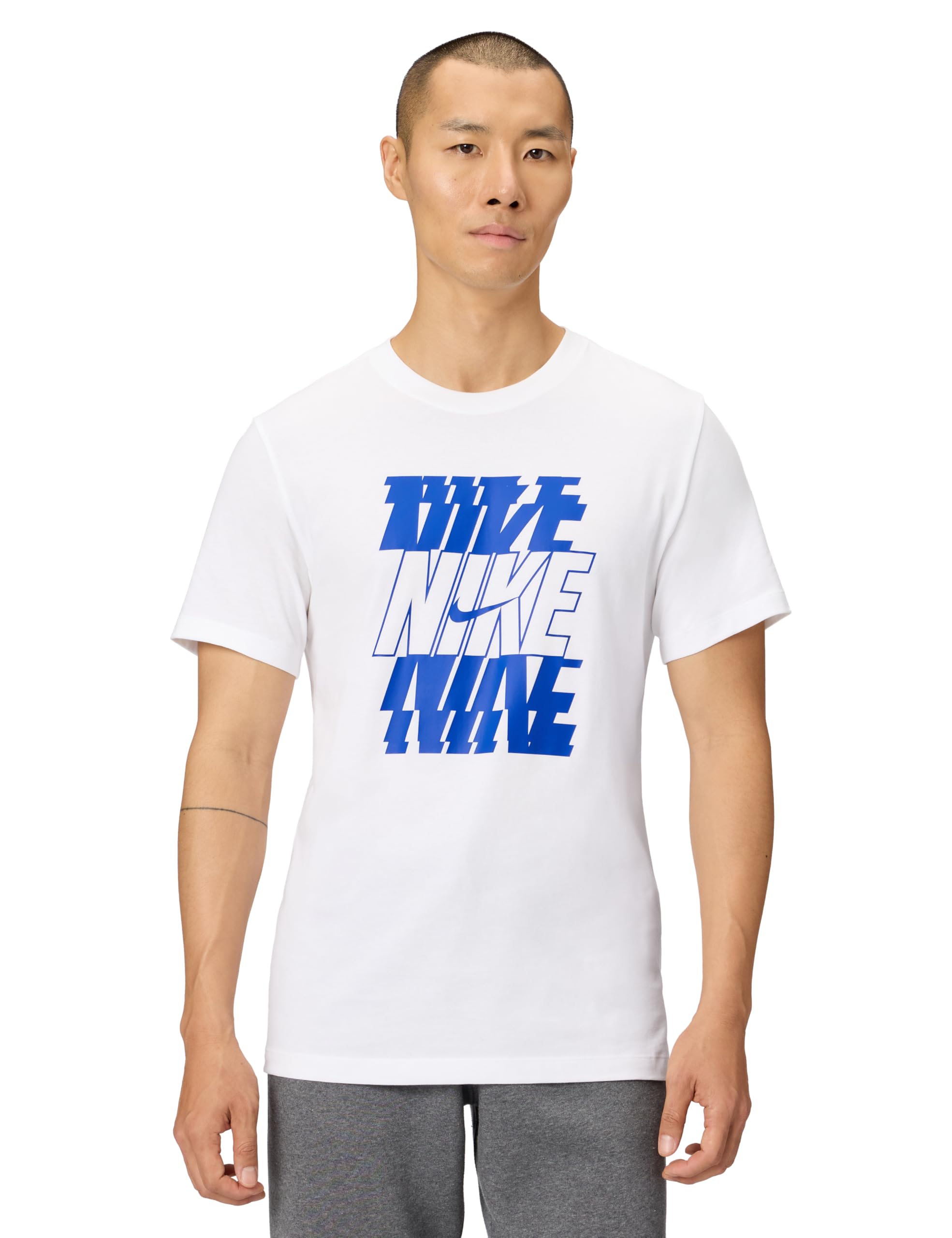 Mens Sportswear Club T-Shirt (Nike Block Stack)