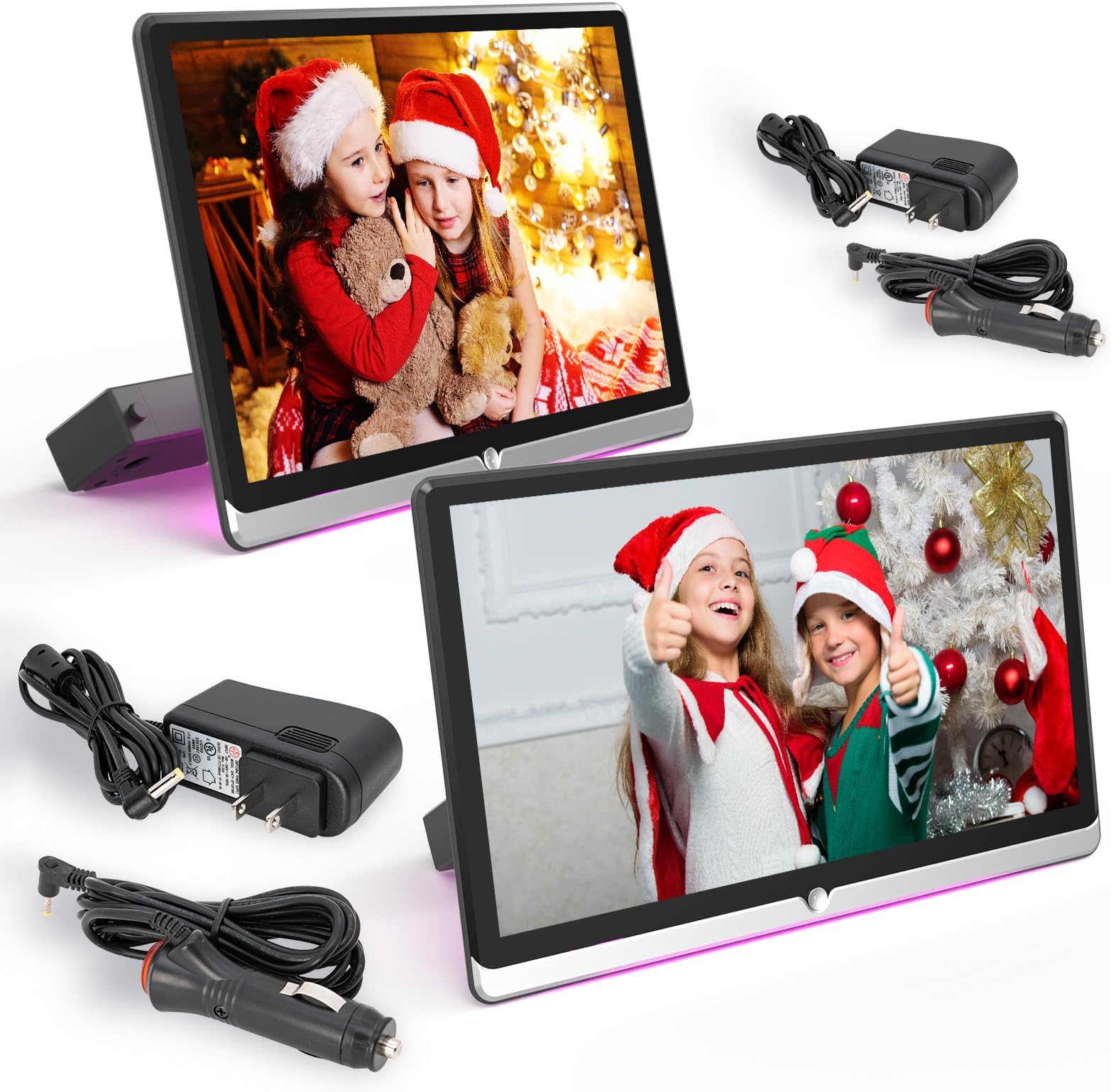 12.4" Android 4K Portable TV for Cars,Car Headrest Monitor