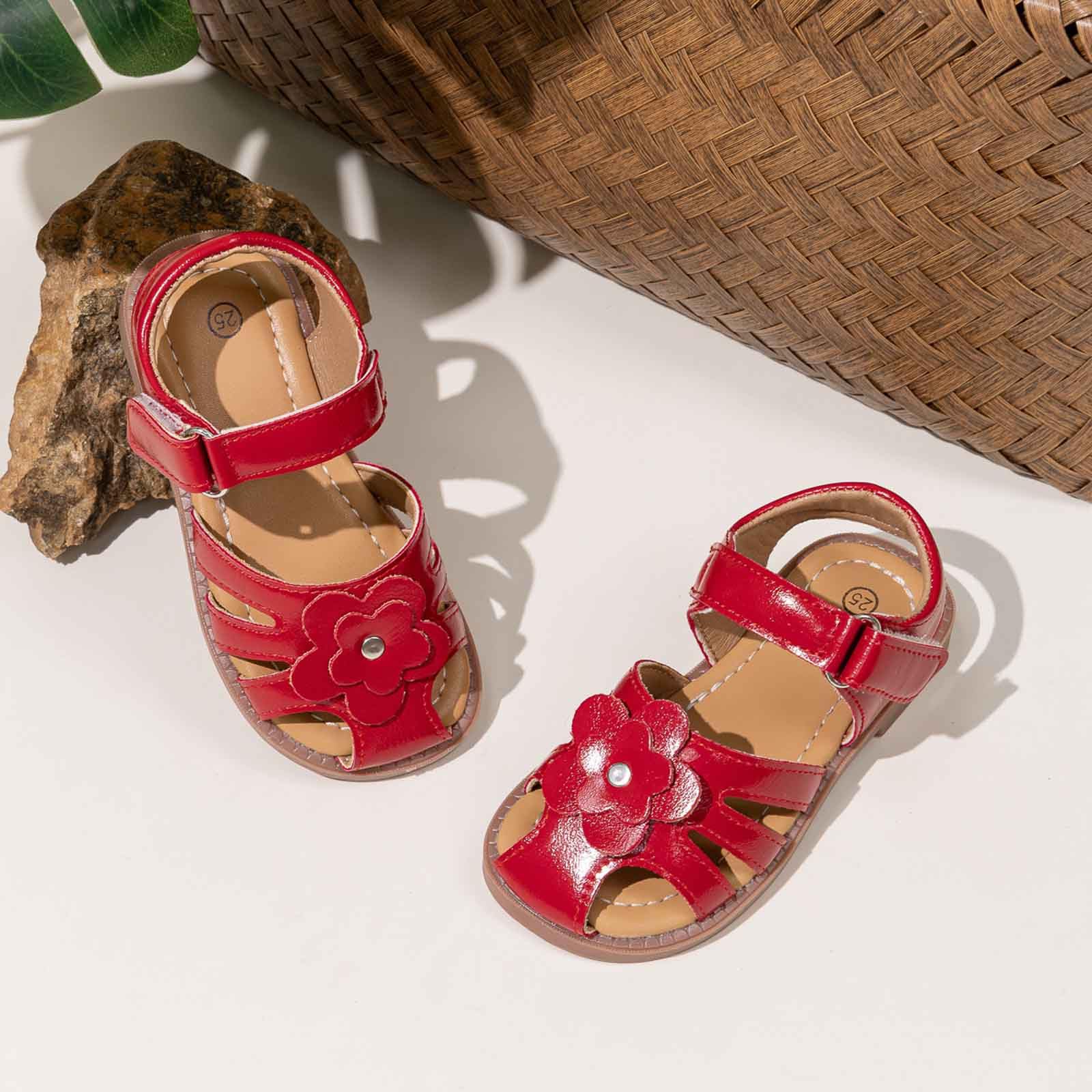 MMRTDJDR Generisch Sandalias Cerradas Niñas Verano Niñas Sandalias De Agua Al Aire Libre Zapatos Deportivos Zapatos De Verano (1 7 Años)