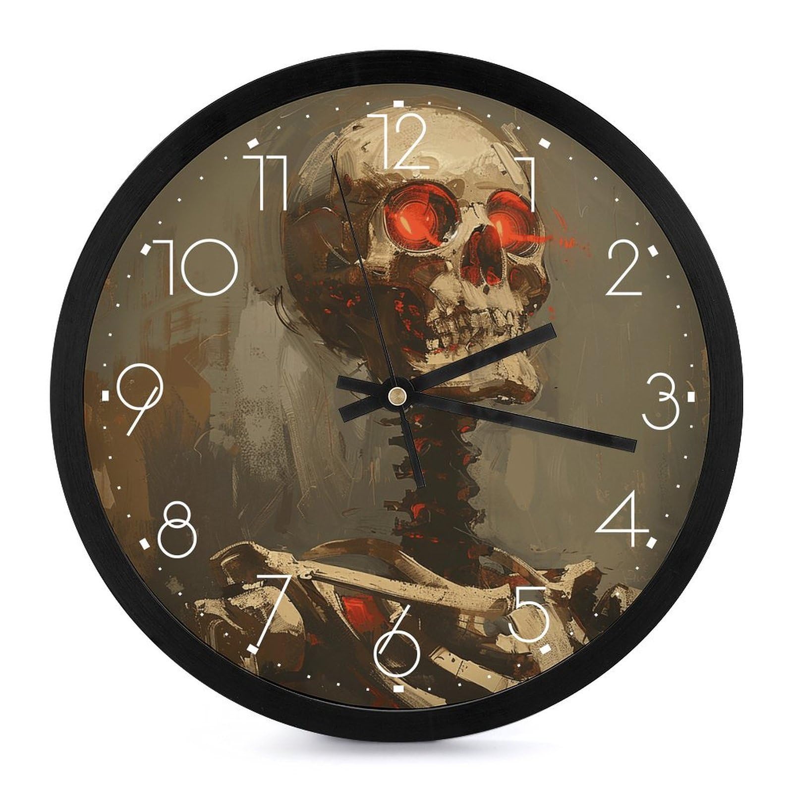 Horloge murale moderne anti tic-tac résolvant les bruits nocturnes dans la chambre