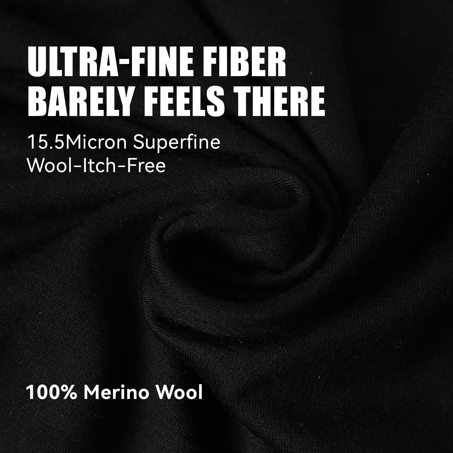 Men’s 100% Merino Wool Base Layer Top – 15.5 Micron Ultrafine, 180g Lightweight Long Sleeve Shirt.