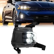 TODO Fog Lamp Light Assembly Compatible with 2021 2022 2023 Kia K5 GT LED DRL Fog Light Driving Light, Right/Passenger Side