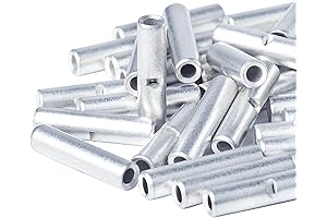 AIRIC Non Insulated Butt Connectors 22-16 AWG: Seamless Crimping for Uninsulated Wiring
