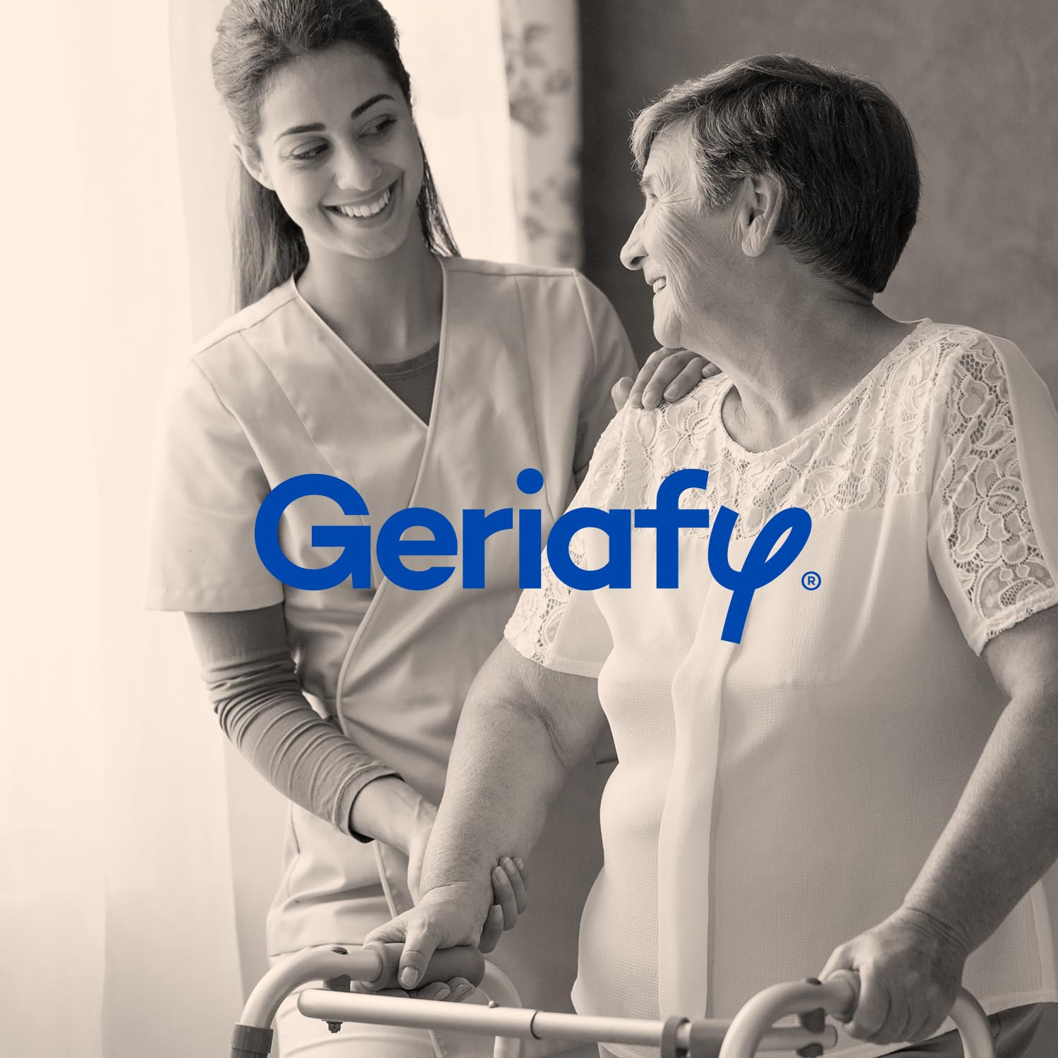 Geriafy - Poduszka przeciw odrywaniu | Wiskoelastyczna | Cząstki żelu | Świeża | Wodoodporna i oddychająca | do foteli i wózków inwalidzkich (42x42x8cm)