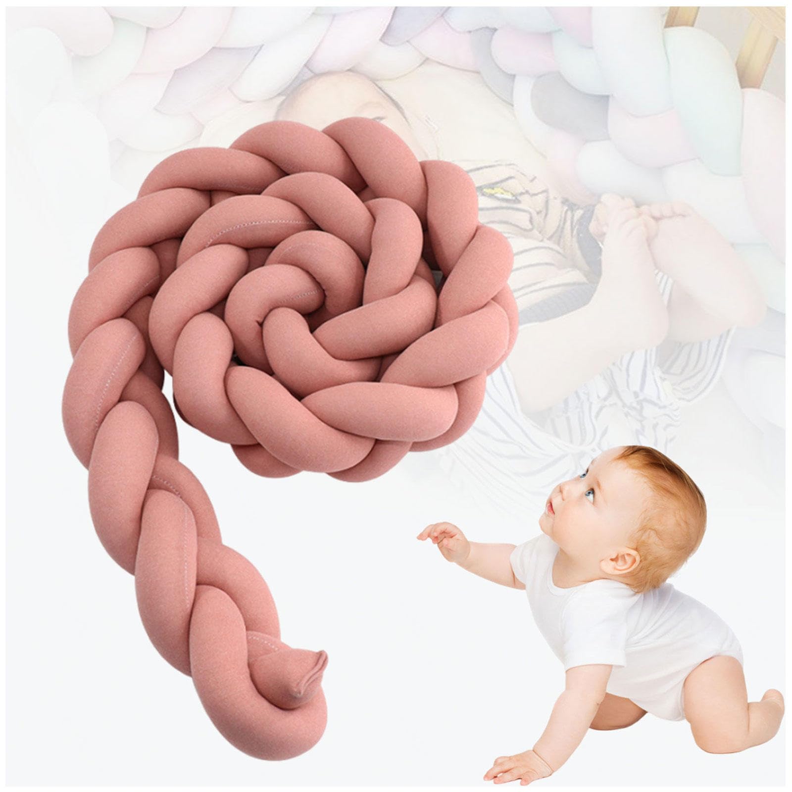 Oreiller mémoire de forme 150cm, grand oreiller enfant fibre naturelle