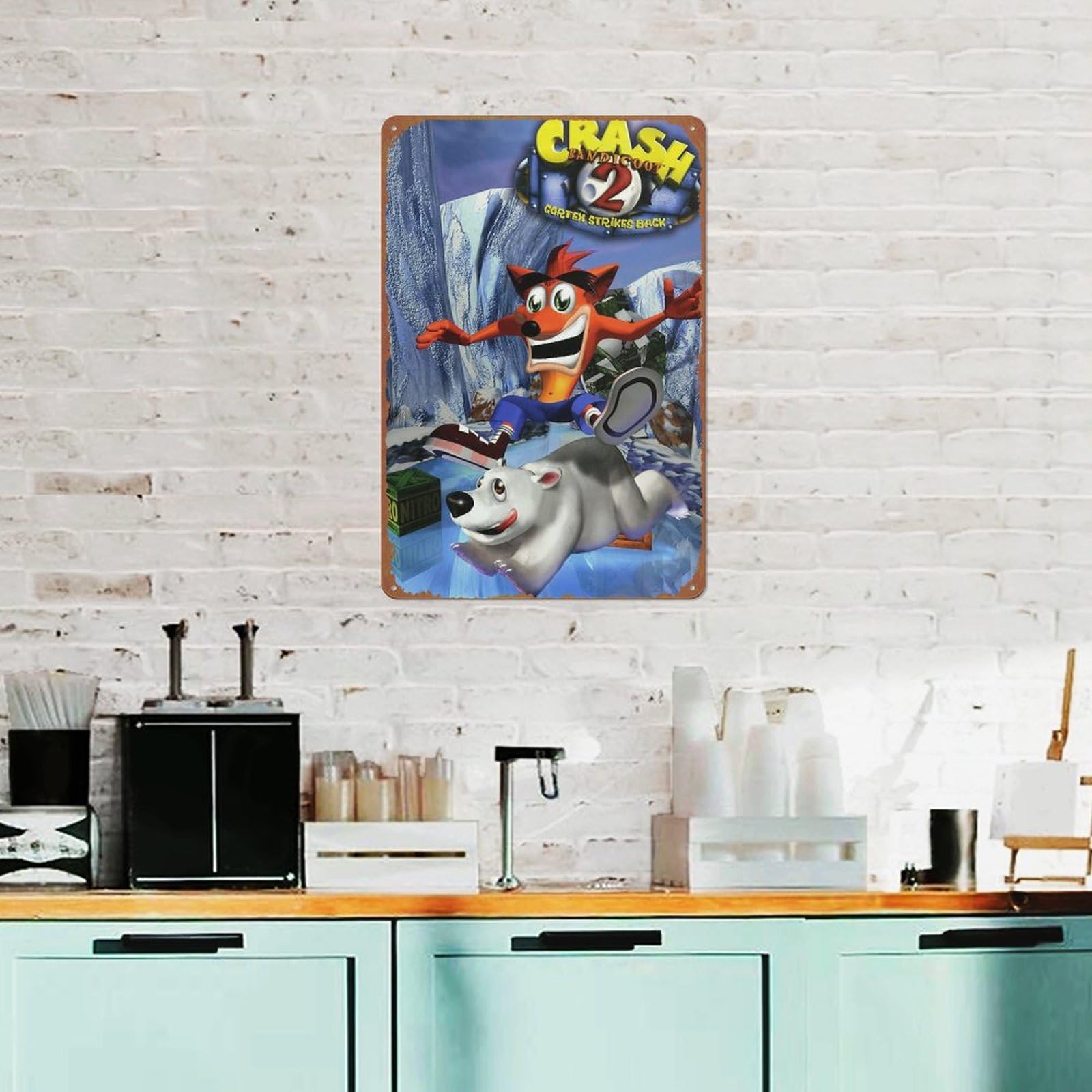 Crash Bandicoot De Toorn Van Cortex Behang Crash Bandicoot: De Wraak