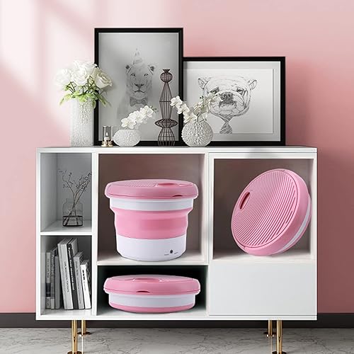 Miniatura 5 de Lavadora portátil, lavadora de ropa interior de limpieza con ozono, mini lavadora plegable, lavadora de cubo plegable, máquina de lavandería