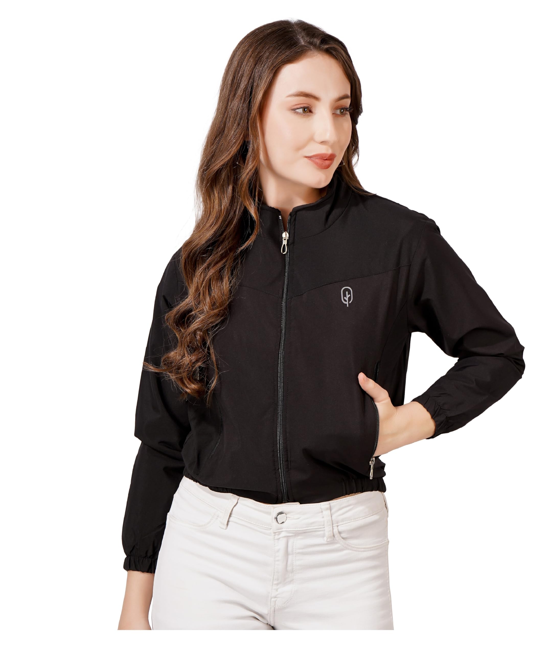 Women’s Lightweight Windcheater Jacket with Front Zip & High Neck – Casual & Sportswear-picture-41