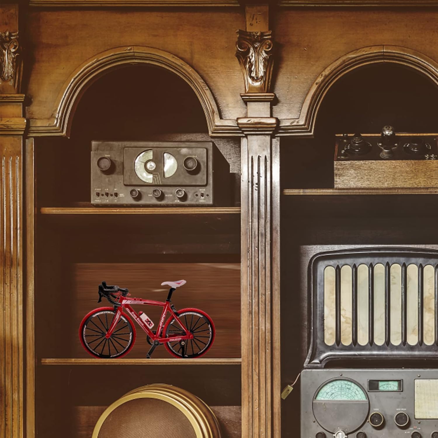 Dita modello di bicicletta, mini bicicletta per mountain bike, giocattolo in miniatura, collezione decorativa per ufficio e casa
