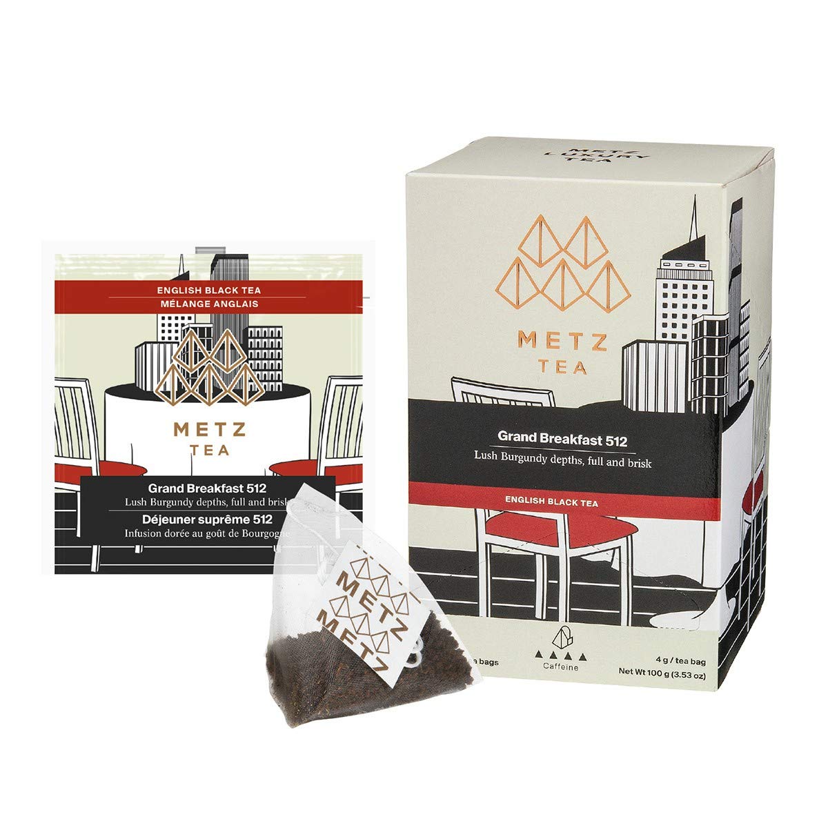 Metz Grand Breakfast Tea - 25 count