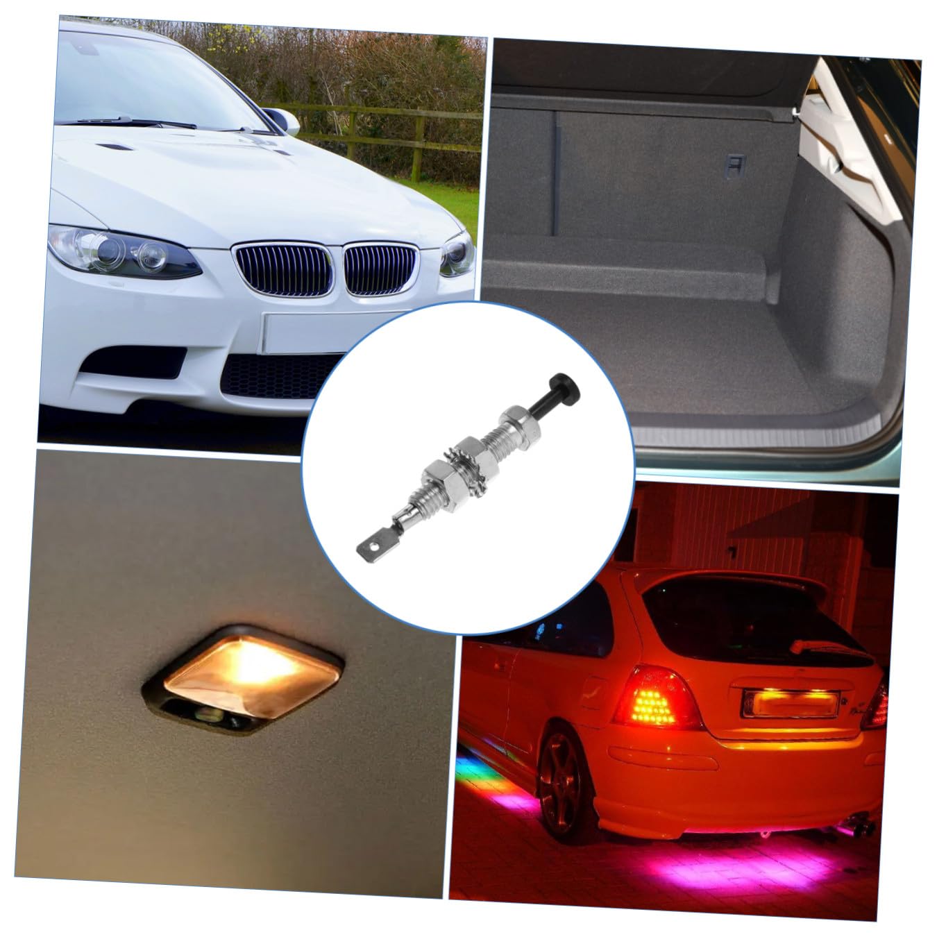 Vehicle Door Light Switch Button Replacement Automotive Car Door Lamp Switch for Auto Courtesy Lamp Compatible with Cars and Trucks