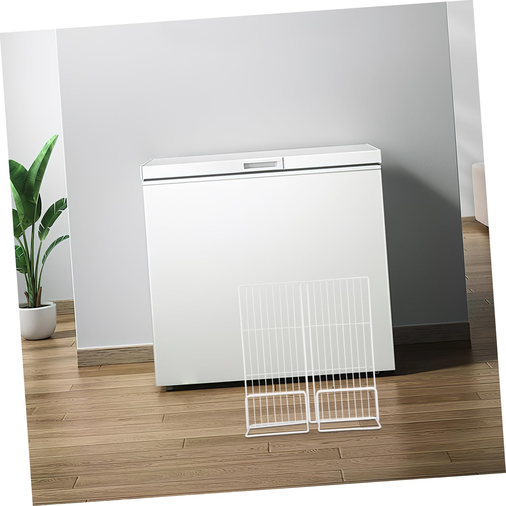 Mobestech Partición de Plástico para Congelador Organizador de Estantes para Refrigerador Separador Divisor de Malla para Congelador para Organizar Alimentos Cocina