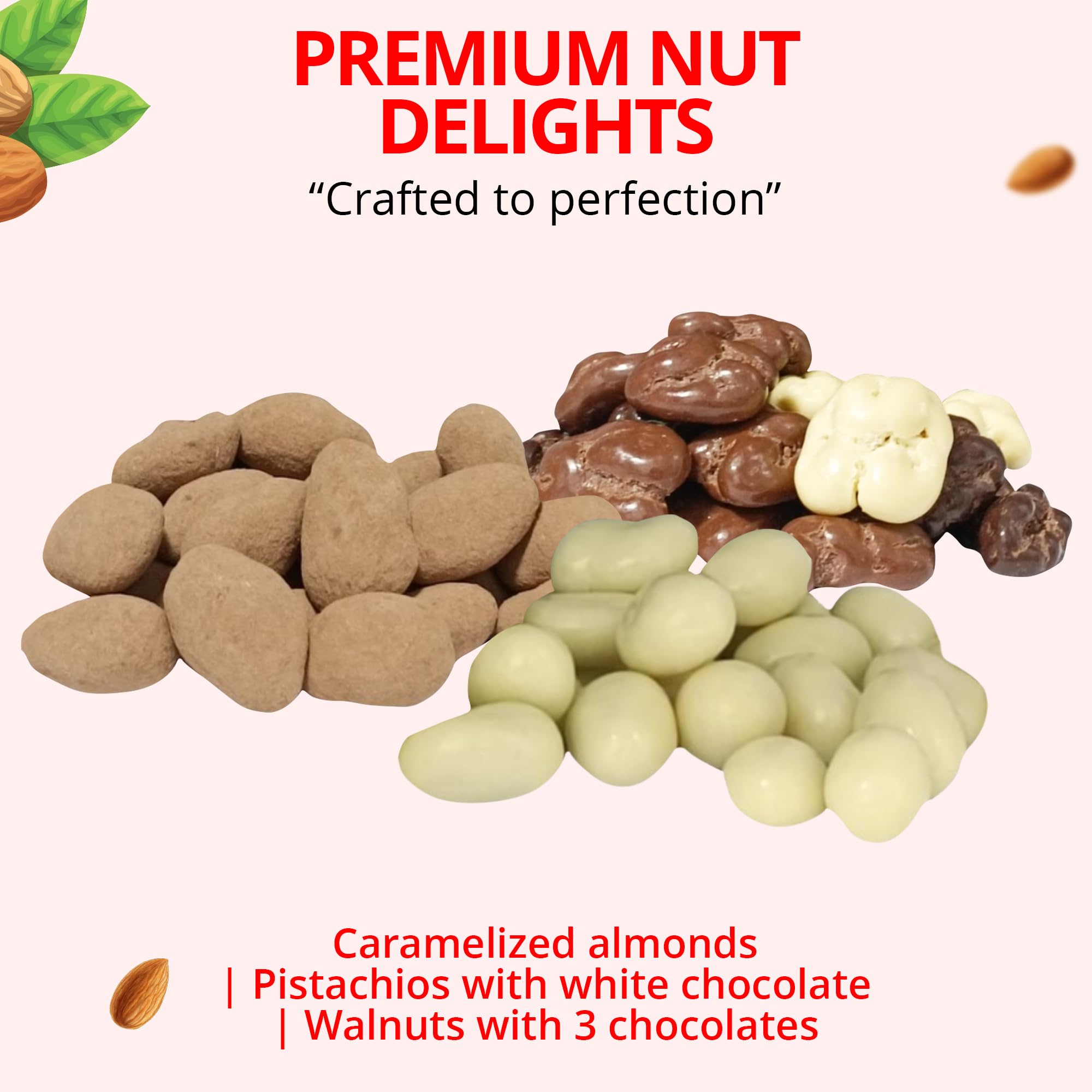 CHAMBALL Caja de Bombones Gourmet – Chocolates Originales para Regalar con Fresas, Naranja, Almendras, Pistachos y Nueces, Artesanales | Bombones para regalar, Chocolate Belga, Caja Regalo Chocolate