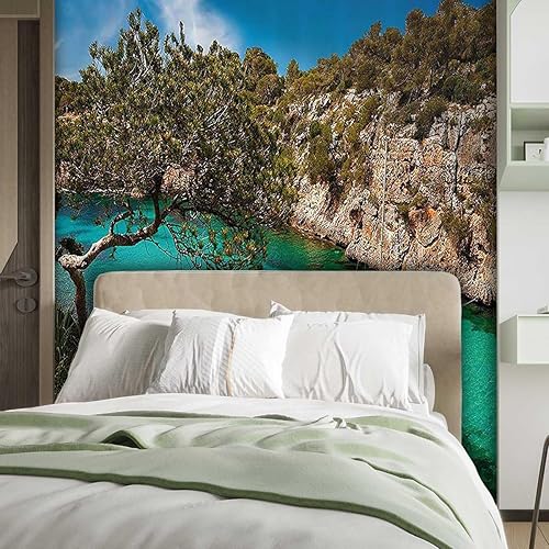 Miniatura 2 de Papel de contacto para despegar y pegar, papel natural para decoración de pared, cuarto de lavado, fácil de limpiar (Ancho) 59 pulgadas de ancho x