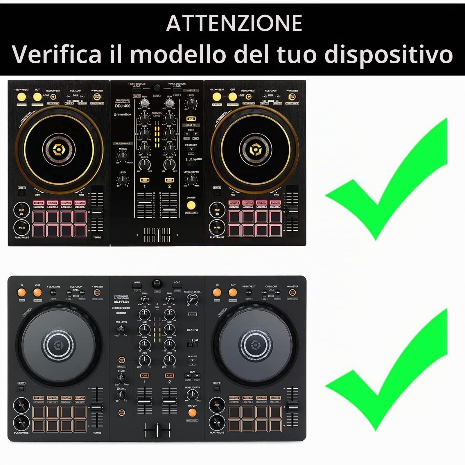 Drfeify Custodia Rigida per Controller DJ, Protezione durante il Viaggio, Custodia Portatile, Supporto per 2 Unità, for DJ in Tour, Viaggi, and Performances
