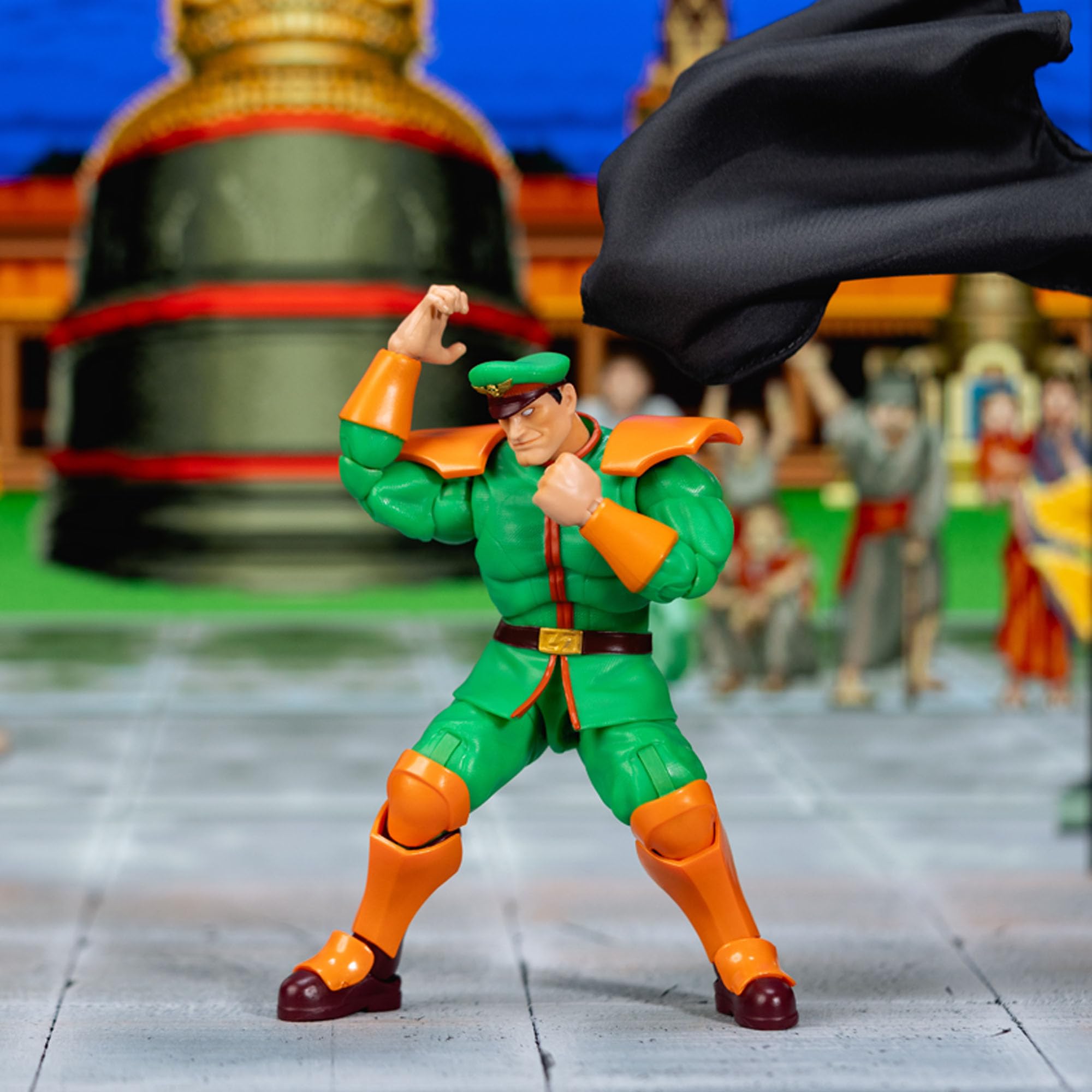 Jada Street Fighter II Bison Player 2 Deluxe, Limited Edition Next Level, Maßstab 1:12, 17 cm, austauschbares Zubehör, offizielles Lizenzprodukt (9336691314R00)