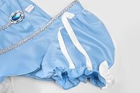 Vista 4 de ReliBeauty Disfraz de princesa para niñas, disfraz de hadas de Halloween para juegos de rol