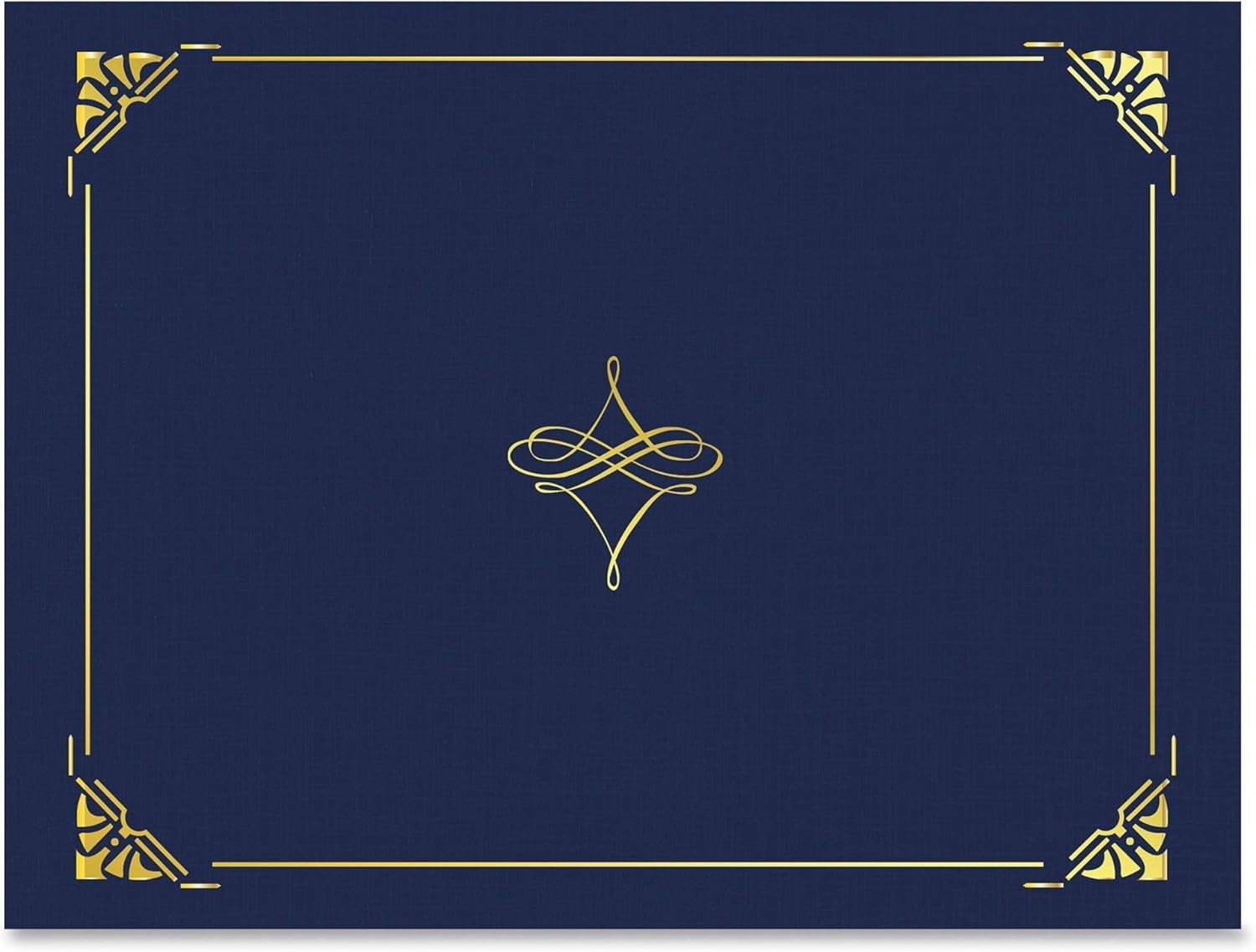 office school supplies awards incentives supplies linen texture 8 75 x 11 25 gold foil geographics cordovan certificate cover 47842 5 pack uni tankers dk