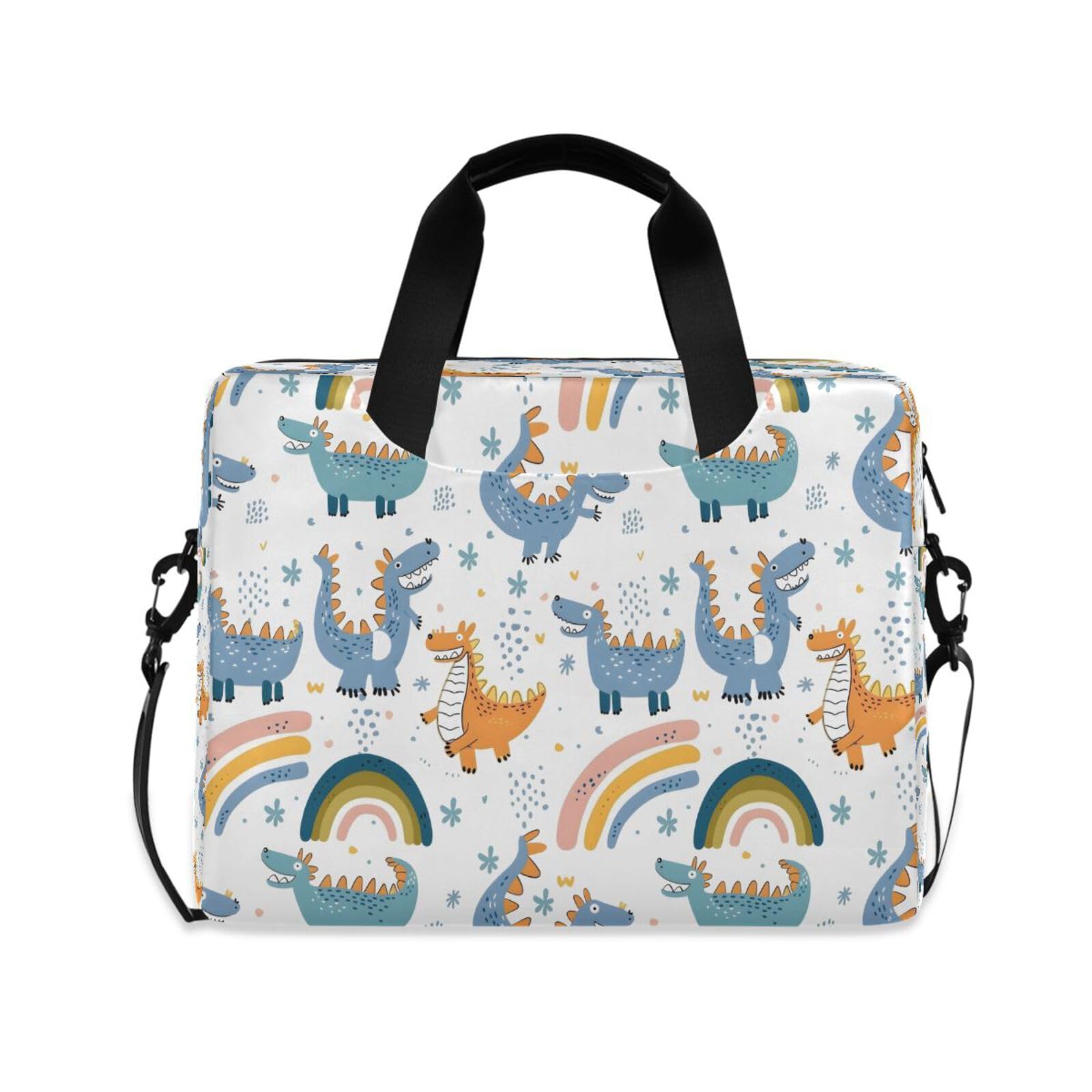 Bolsa de portátil con bolsillo de accesorios y nubes arcoíris 8
