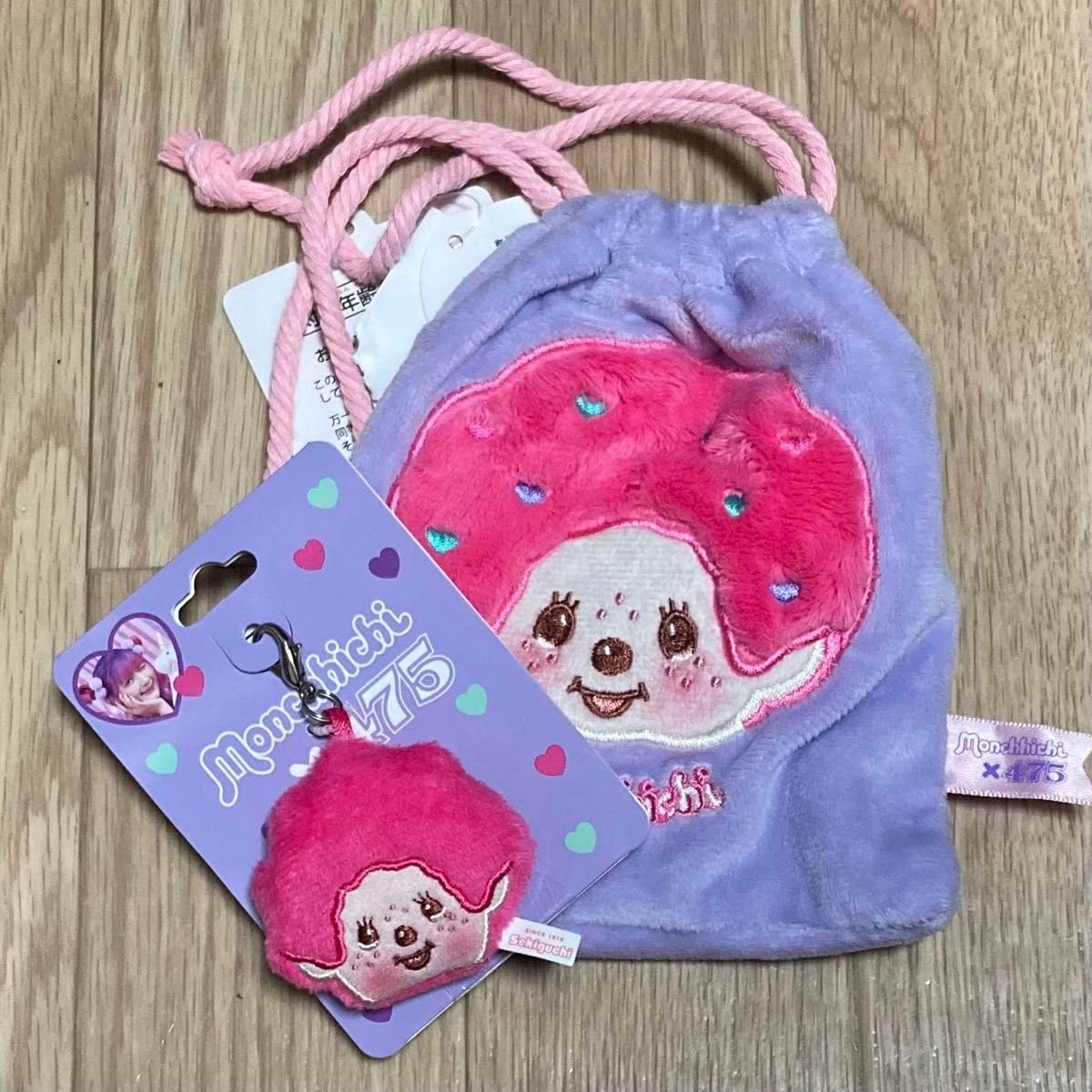 巾着　チャーム　ハンドメイド 楽天市場】【10月25日5％OFFクーポン】巾着 / アニマル刺繍巾着