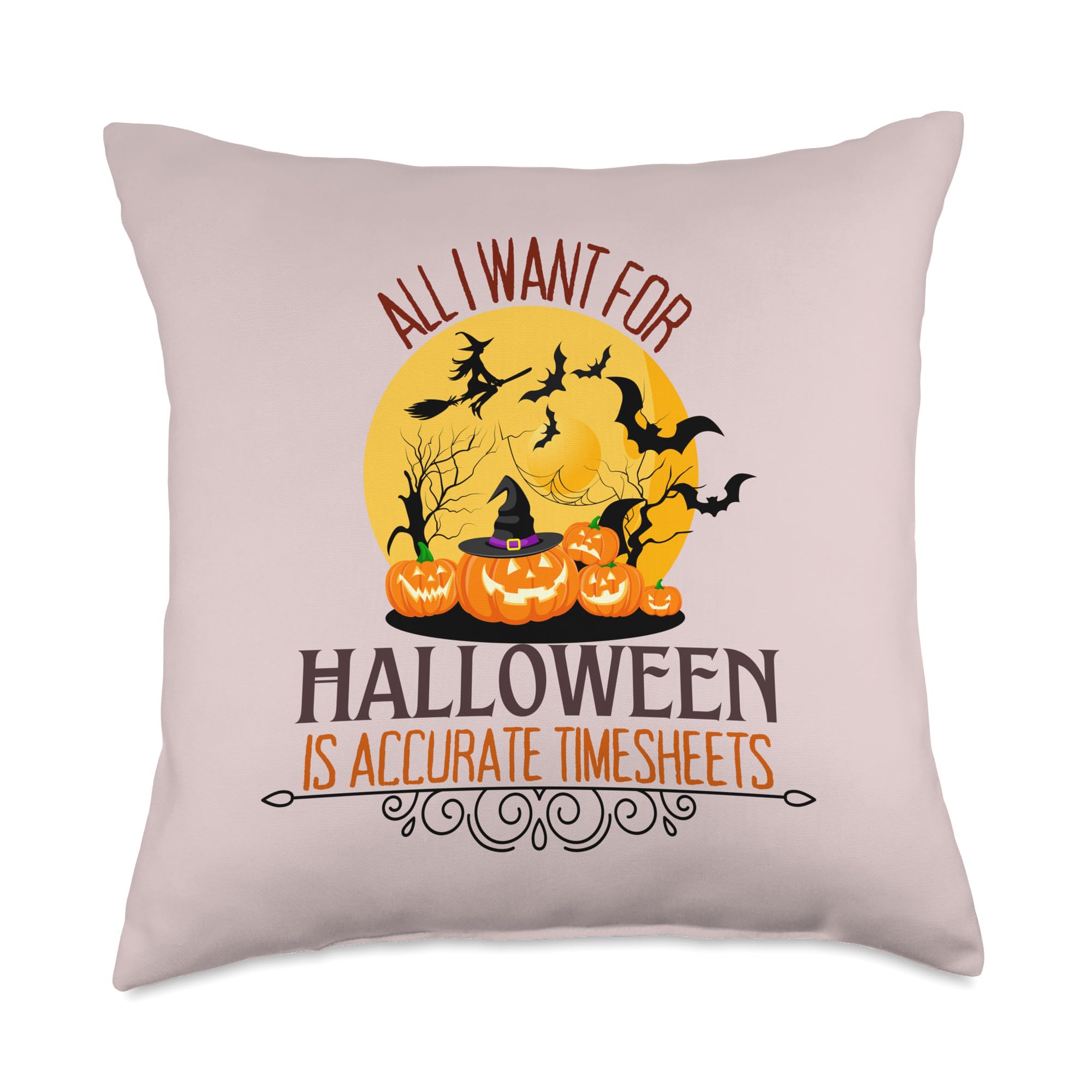 Amazon.com: Halloween Timesheets Payroll HR Funny All I Want for