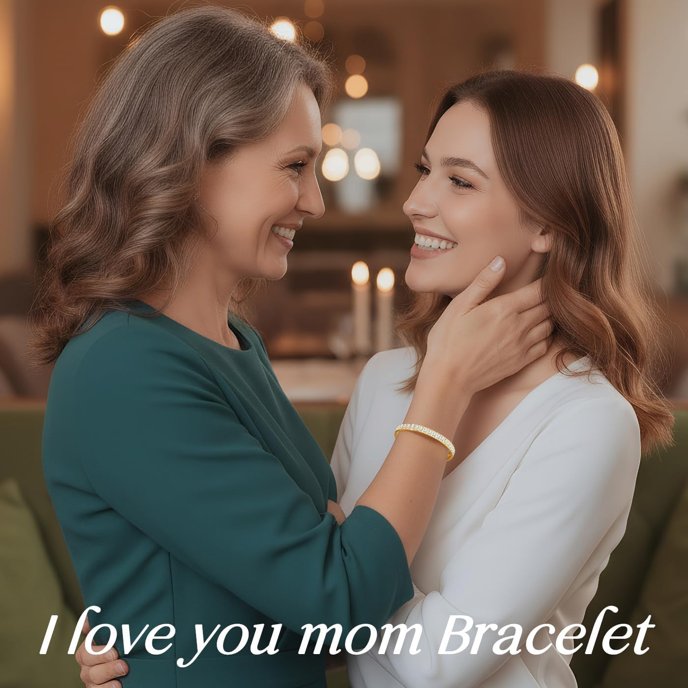 LOUISA SECRET Bracelets for Women, 18K Gold Plated Cuff Bangle for Her, Birthday Anniversary Christmas Valentines Mothers Day Jewelry Gifts for Mom Wife Daughter Grandma
