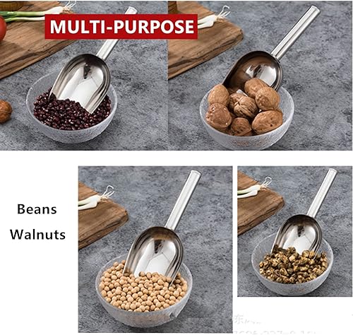 Miniatura 2 de Paquete de 4 cucharas de hielo de 12 onzas, cuchara para máquina de hielo, congelador, bar, hielo, dulces, productos secos, palomitas de maíz,