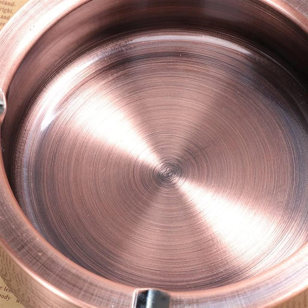 Stainless Steel Ashtray Thickened Anti Fall Cigarette Smoking Ash Tray for Car Home Holder(XXl-Large)