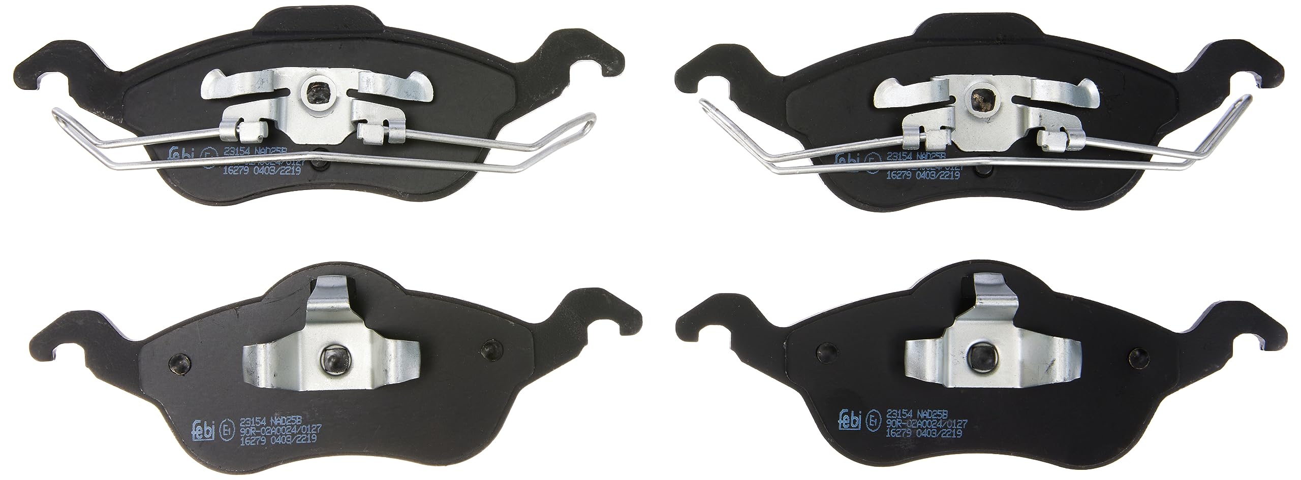 febi bilstein 16279 Brake Pad Set, 1 unit