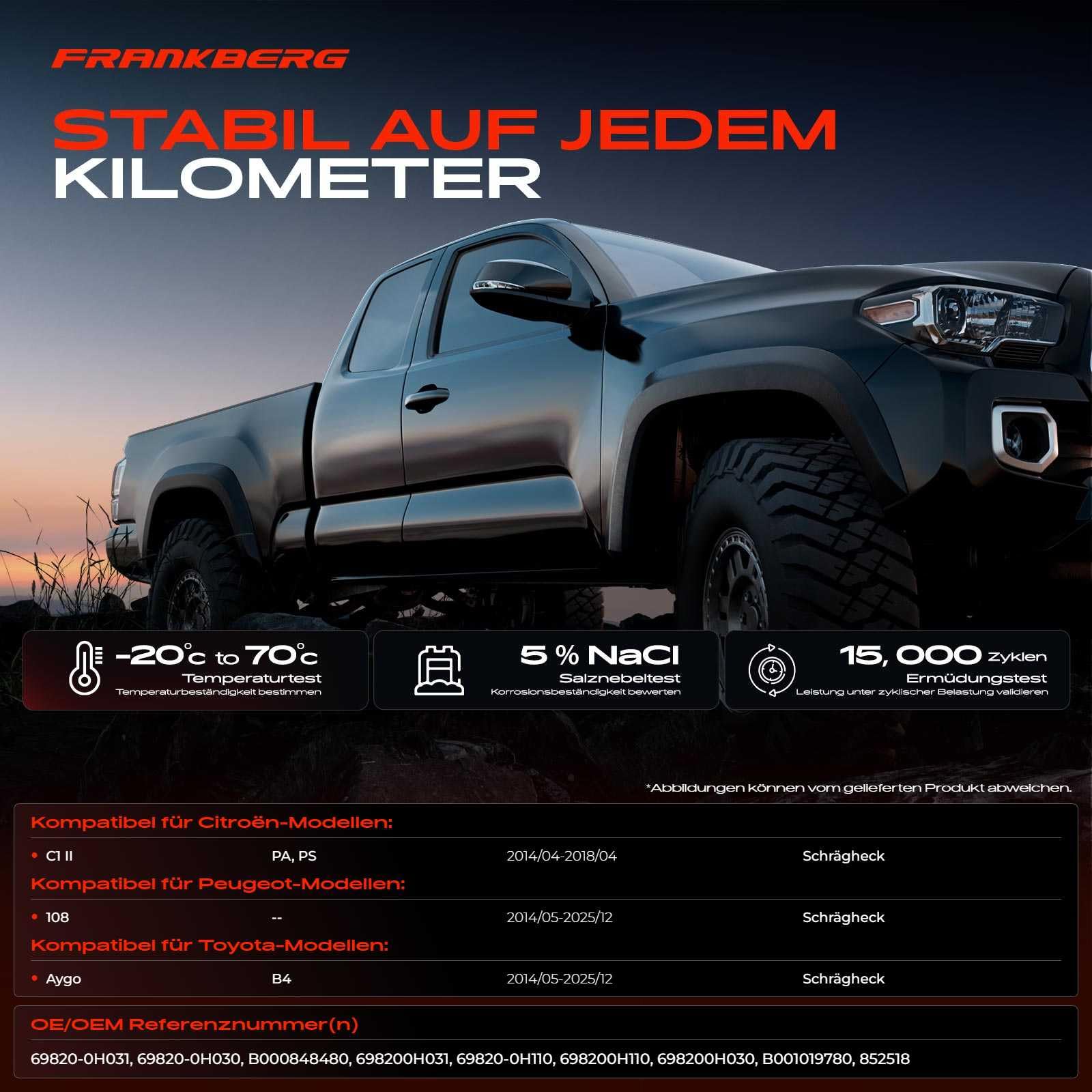 Frankberg Podnośnik okienny mechanizm podnośnika okna boczne okno uchwyt na okno silnik elektryczny podnośnik okien mechanizm podnośnika okiennego Zamiennik # 69820-0H031