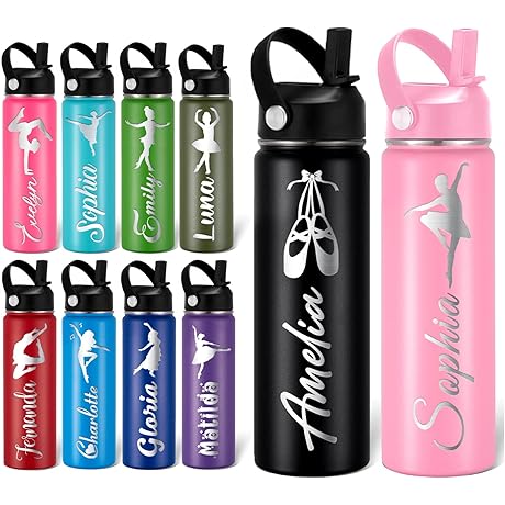 Personalized Dance Water Bottles: A Gymnast's Hydration Companion
