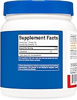 Vista 5 de Nutricost - L-Glutamina en polvo, 17.6 onzas (sabor ponche de frutas) - (76 porciones por envase)