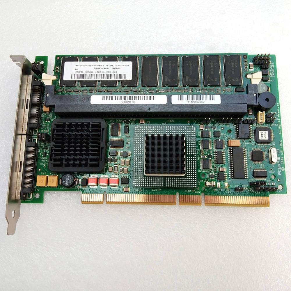 Generic PCBX518-B1 Fit for LSI Logic Dual Channel SCSI Array Card 128M